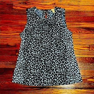 Leopard print Keyhole tank